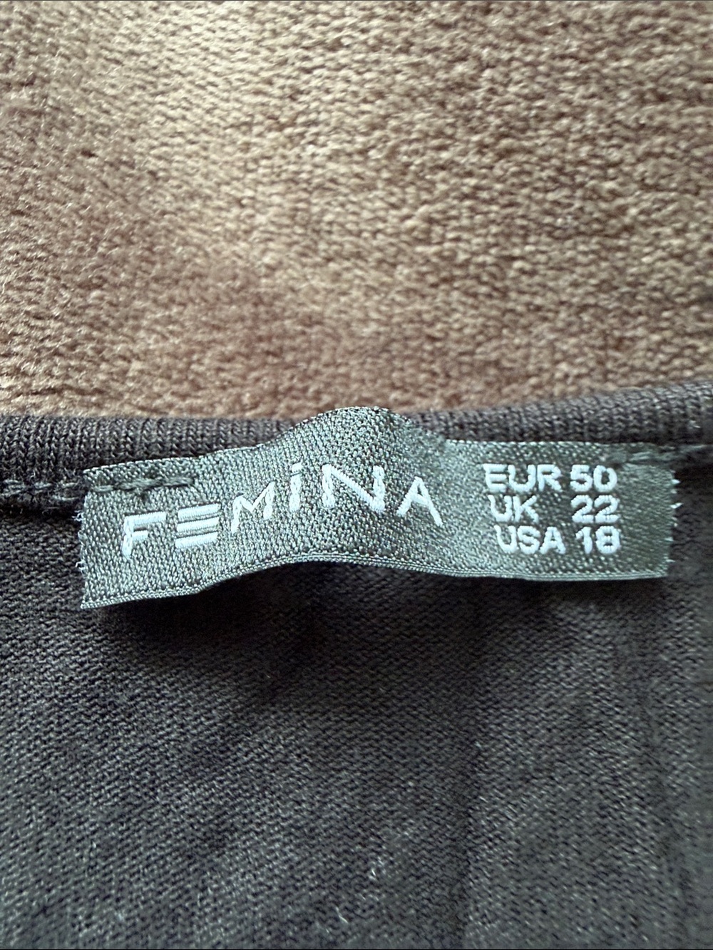 FEMINA Black dress- Classic Black Knit